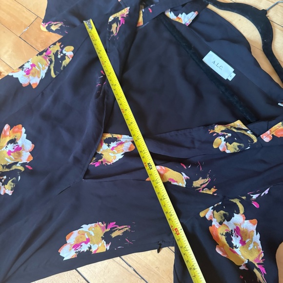 A.L.C Sz 6 Susana Silk Floral Cottagecore Feminie Cut Out Mini Dress - Picture 11 of 11